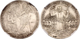 Czechoslovakia 3 Dukat 1929 NGC MS62. KM# X10; Silver; by O. Španiel; 1000 Years of Death of St. Wenceslaus; Silver Off Metal Strike