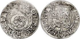 German States Brandenburg(-Prussia) 1 Dreipolker 1626. KM# 56.5, N# 72765; Silver 1.05 g.; Georg Wilhelm; "Dreipölker"; Königsberg Mint; F+/VF-