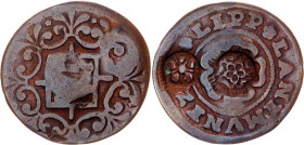 German States Lippe-Detmold 6 Pfennig 1644 - 1669 (ND). KM# 65, Weing Westfalens# 838, Ihl 2016# 221, Grote Lippe# 138, Slg. Weweler# 362, N# 185991; ...