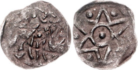 German States Stargard 1 Denar 1400 - 1450 (ND). Dann Po# 243, Kop# 8498, N# 165019; Billon 0.22 g.; XF