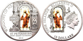 Cook Islands 10 Dollars 2012. KM# 1434, N# 171786; Silver 50 g., Proof; St. Petersburg: Saint Isaac's Cathedral