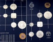 Aruba Annual Coin Set of 6 Coins 1986. KM# MS1; Various Composition; Beatrix; Mintage 36200 pcs.; With original package; UNC