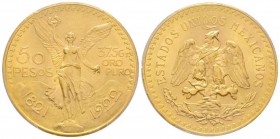 Mexico, 50 Pesos, 1922, AU 41.66 g. 900‰
Ref : KM#481, Fr.172
Conservation : PCGS MS63