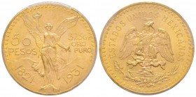 Mexico, 50 Pesos, 1931, AU 41.66 g. 900‰
Ref : KM#481, Fr.172
Conservation : PCGS MS65