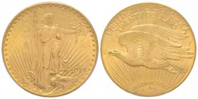 USA
20 Dollars, San Francisco, 1915 S, AU 33,43 g.
Ref: Fr. 186
Conservation : PCGS MS63