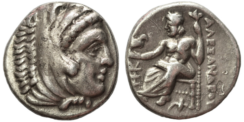 KINGS of MACEDON. Alexander III the Great, 336-323 BC. Drachm (silver, 4.18 g, 1...