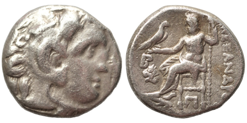 KINGS of MACEDON. Alexander III the Great, 336-323 BC. Drachm (silver, 4.08 g, 1...