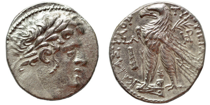 PHOENICIA. Tyre. 126/5 BC-AD 65/6. Shekel (silver, 13.74 g, 30 mm), Year L� = Ye...