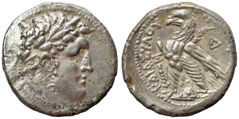 PHOENICIA. Tyre. 126/5 BC-AD 65/6. Shekel (silver, 14.02 g, 29 mm), Year Ξ  = Ye...
