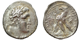PHOENICIA. Tyre. 126/5 BC-AD 65/6. Shekel (silver, 13.57 g, 31 mm), Year BΞ ? = Year 62, 65/64 BC ?. Laureate head of Melkart right, [lion skin around...