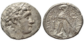PHOENICIA. Tyre. 1st cent. BC. Half Shekel (silver, 6.64 g, 22 mm), Year AM = Year 41, 86/85 BC. Laureate bust of Melkart right. Rev. ΤΥPΟΥ ΙΕΡΑΣ ΚΑΙ ...