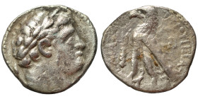 PHOENICIA. Tyre. 1st cent. BC. Half Shekel (silver, 6.79 g, 22 mm), Year LM = Year 40, 87/86 BC. Laureate bust of Melkart right. Rev. ΤΥPΟΥ ΙΕΡΑΣ ΚΑΙ ...