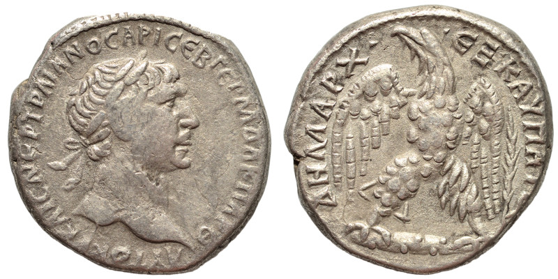 SYRIA, Seleucis and Pieria. Antioch. Trajan, 98-117. Tetradrachm (silver, 13.55 ...