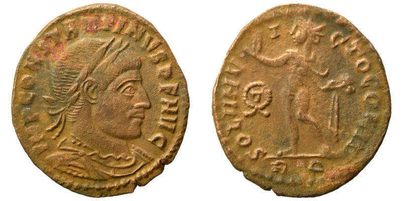 Constantine I, 307/310-337. Follis (bronze, 2.27 g, 20 mm), Rome. IMP CONSTANTIN...