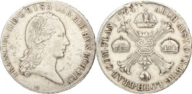 Kronenthaler. Brabant. Brussel. Franz II. 1794. Zeer Fraai -. 28,92 g.