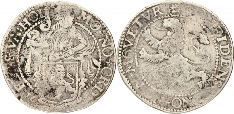 Leeuwendaalder op Hollandse muntvoet. Friesland. 160?. Fraai / Zeer Fraai. CNM 2...