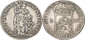 3 Gulden. Utrecht. 1794. Zeer Fraai. 1150. 31,24 g.