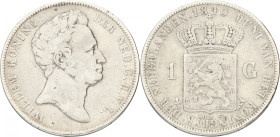 1 Gulden. Willem I. 1840. Zeer Fraai -. Gepoetst. Sch. 278. 9,76 g.