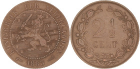 2½ Cent. Willem III. 1883. Prachtig -. Sch. 682.