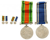 Great Britain. 1936 - 1952. Lot (2) Police medal 'For Exemplary Police Service' & Defence medal 'The Defence medal 1939-1945' - With (loose) Ribbon. G...