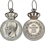 Sweden. 1908. Medal for Loyalty and Diligence. Cleaned. Edge lettering: Augusta Sofia Aterg, 1908. Ar. 61 mm. 41,61 g. XF -.