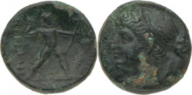 Italy. Bruttium. AE 19. ND (214 - 211 BC). F. 6,6 g.