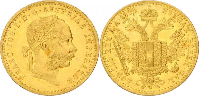 Austria. Franz Joseph I. 1 Ducat. 1896. UNC. KM 2267. 3,5 g.