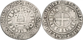 France. Tournai. Philips IV. Gros. ND (1285 - 1314). F / VF. Duppl. 213. 3,7 g.