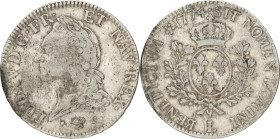 France. Louis XV. Ecu. 1774 L. VF +. 29 g.