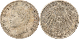 German states. Bavaria. Otto I. 5 Mark. 1898 D. Prachtig -. AKS 201. J. 46. 27,82 g.