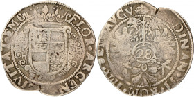 German states. Emden. Ferdinand III. Gulden or 28 stuber. ND (1637 - 1653). VF. Dav. 508. 18,77 g. VF.