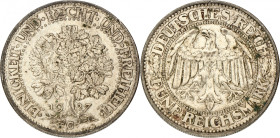 Germany. Weimar republic. 5 Mark. 1927 G. VF / XF. AKS 25. J. 331. 24,89 g.