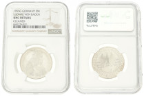 Germany. 5 Mark - Markgraf von Baden. 1955. UNC Details. NGC Graded: 6641276-019 Cleaned. 11,2 g.