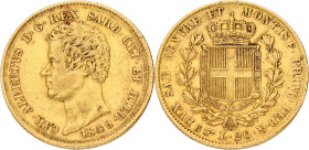 Italian kingdom. Sardinia. Carlo Alberto. 20 Lire. 1849 P. VF / XF. 6,4 g.