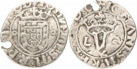 Portugal. Lisboa. Joao II. 1 Vintém. N.D. (1481 - 1495). With eye. 1,9 g. F / VF.