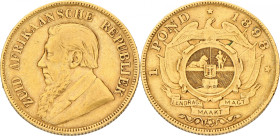 South Africa. Z.A.R. Pond. 1898. VF. 7,9 g.
