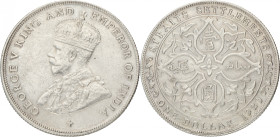 Straits settlements. British colony. George V. Dollar. 1920. VF / XF. Cleaned. 16,78 g.