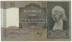 Nederland. 10 Gulden. Bankbiljet. Type 1940. - Zeer Fraai. Zeer Fraai.