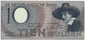 Nederland. 10 Gulden. Bankbiljet. Type 1944. - Prachtig. Prachtig.