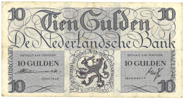 Nederland. 10 Gulden. Bankbiljet. Type 1945. - Zeer Fraai +. Zeer Fraai +.