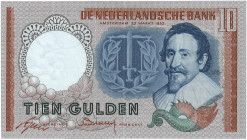 Nederland. 10 Gulden. Bankbiljet. Type 1953. Type Replacememt. - Zeer Fraai. Zeer Fraai.