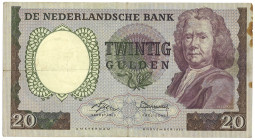 Nederland. 20 Gulden. Bankbiljet. Type 1955. - Zeer Fraai -. Zeer Fraai -