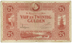 Nederland. 25 Gulden. Bankbiljet. Type 1921. - Zeer Fraai - Zeer Fraai -