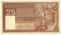 Nederland. 25 Gulden. Bankbiljet. Type 1949. - Zeer Fraai +. Zeer Fraai +.