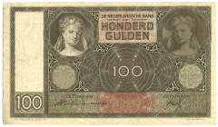 Nederland. 100 Gulden. Bankbiljet. Type 1940. - Zeer Fraai. Zeer Fraai.