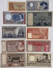 Nederland. Lot 10 Bankbiljetten. Bankbiljet. Type ND. - Zeer Fraai / Prachtig. Zeer Fraai / Prachtig.