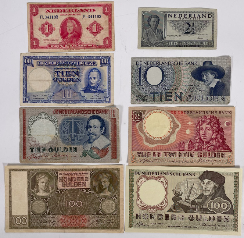 Nederland. Lot 8 Bankbiljet. Bankbiljet. Type ND. - Zeer Fraai. Zeer Fraai.