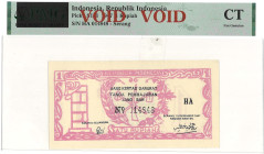 Indonesia. 1 Rupiah. Banknote. Type 1947. Type PMG CT - Not Genuine. - UNC. UNC.