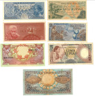 Indonesia. Lot 7 Banknotes. Banknote. Type 1954/1961. - Very fine – UNC. Very fine – UNC.