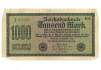 Germany. 1000 Mark. Invitation Meeting. Type ND. - Zeer Fraai. Very fine.